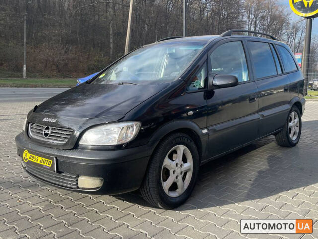 Черный Опель Зафира, объемом двигателя 2.2 л и пробегом 420 тыс. км за 3500 $, фото 2 на Automoto.ua