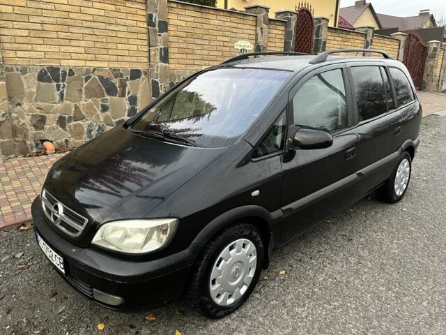 Черный Опель Зафира, объемом двигателя 2.2 л и пробегом 270 тыс. км за 3100 $, фото 3 на Automoto.ua