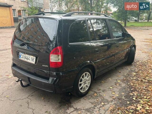 Опель Зафіра 2003 у Черкасах на Automoto.ua Чорний Опель Зафіра, об'ємом двигуна 2.17 л та пробігом 154 тис. км за 4400 $, фото 15 на Automoto.ua