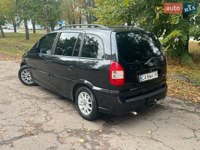 Опель Зафіра 2003 у Черкасах на Automoto.ua Чорний Опель Зафіра, об'ємом двигуна 2.17 л та пробігом 154 тис. км за 4400 $, фото 13 на Automoto.ua