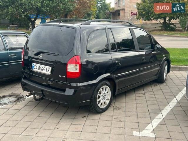 Опель Зафіра 2003 у Черкасах на Automoto.ua Чорний Опель Зафіра, об'ємом двигуна 2.17 л та пробігом 154 тис. км за 4400 $, фото 18 на Automoto.ua