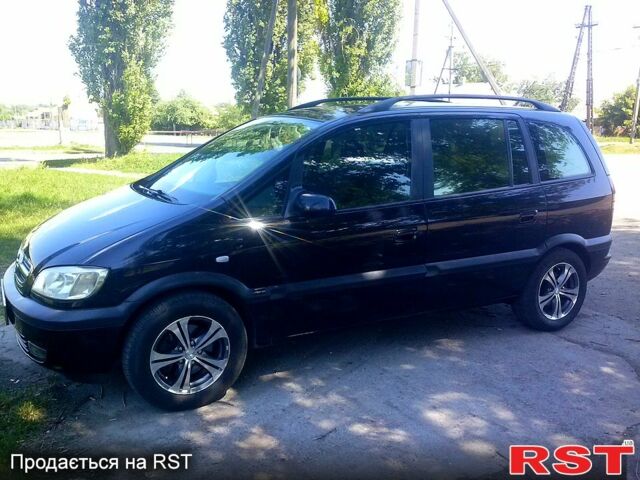 Черный Опель Зафира, объемом двигателя 1.8 л и пробегом 189 тыс. км за 4700 $, фото 2 на Automoto.ua