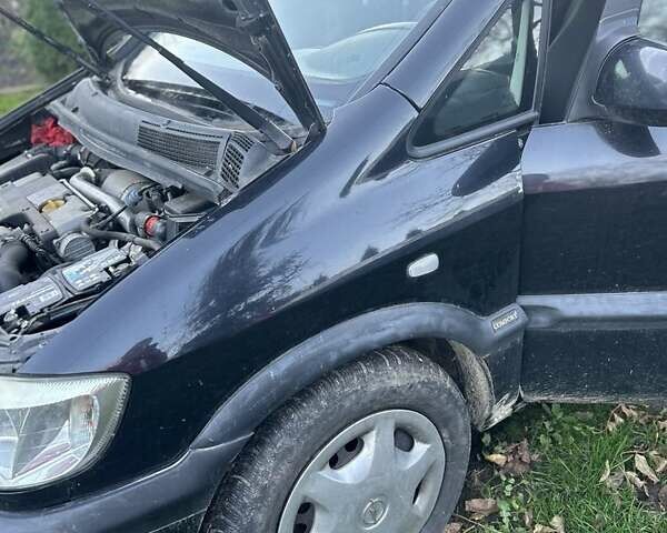 Черный Опель Зафира, объемом двигателя 2 л и пробегом 316 тыс. км за 3500 $, фото 2 на Automoto.ua