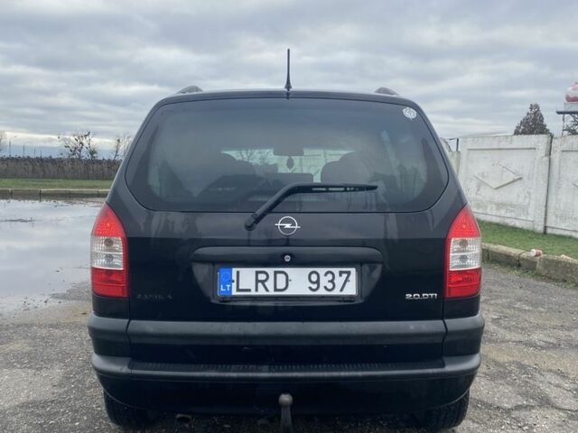 Черный Опель Зафира, объемом двигателя 2 л и пробегом 287 тыс. км за 2450 $, фото 6 на Automoto.ua