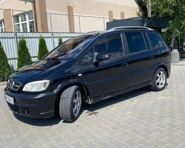 Черный Опель Зафира, объемом двигателя 2.2 л и пробегом 450 тыс. км за 4000 $, фото 7 на Automoto.ua