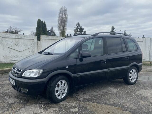 Черный Опель Зафира, объемом двигателя 2 л и пробегом 287 тыс. км за 2450 $, фото 4 на Automoto.ua
