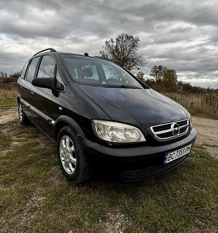 Черный Опель Зафира, объемом двигателя 2 л и пробегом 370 тыс. км за 3800 $, фото 7 на Automoto.ua