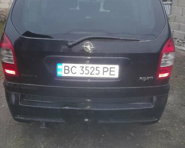 Черный Опель Зафира, объемом двигателя 2 л и пробегом 300 тыс. км за 4100 $, фото 8 на Automoto.ua