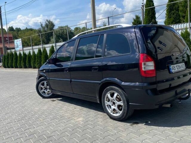 Черный Опель Зафира, объемом двигателя 2.2 л и пробегом 450 тыс. км за 4000 $, фото 6 на Automoto.ua