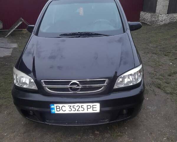 Черный Опель Зафира, объемом двигателя 2 л и пробегом 300 тыс. км за 4100 $, фото 1 на Automoto.ua