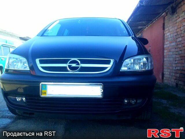 Черный Опель Зафира, объемом двигателя 1.8 л и пробегом 189 тыс. км за 4700 $, фото 6 на Automoto.ua