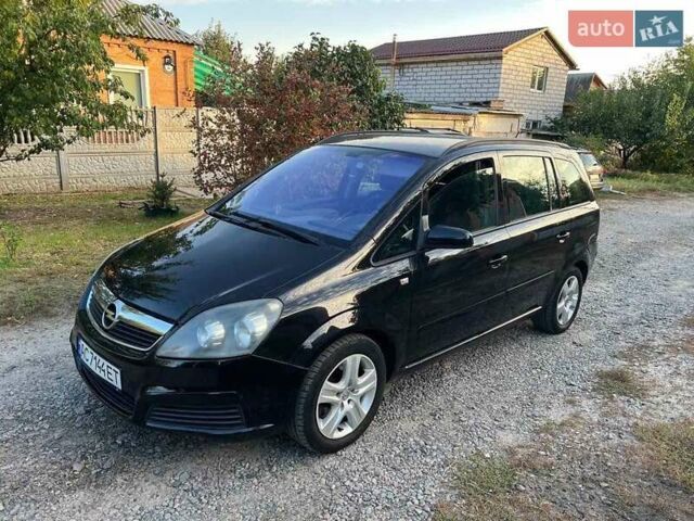 Чорний Опель Зафіра, об'ємом двигуна 1.91 л та пробігом 320 тис. км за 4850 $, фото 18 на Automoto.ua