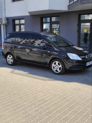 Черный Опель Зафира, объемом двигателя 2.2 л и пробегом 255 тыс. км за 5400 $, фото 1 на Automoto.ua