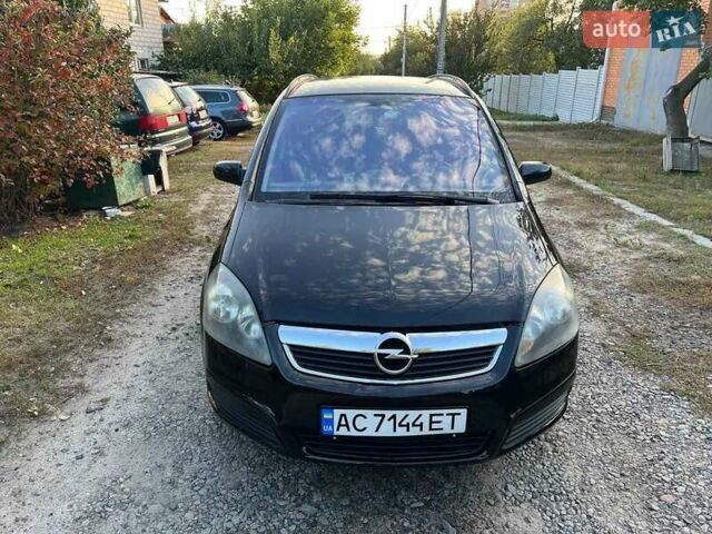 Чорний Опель Зафіра, об'ємом двигуна 1.91 л та пробігом 320 тис. км за 4850 $, фото 9 на Automoto.ua