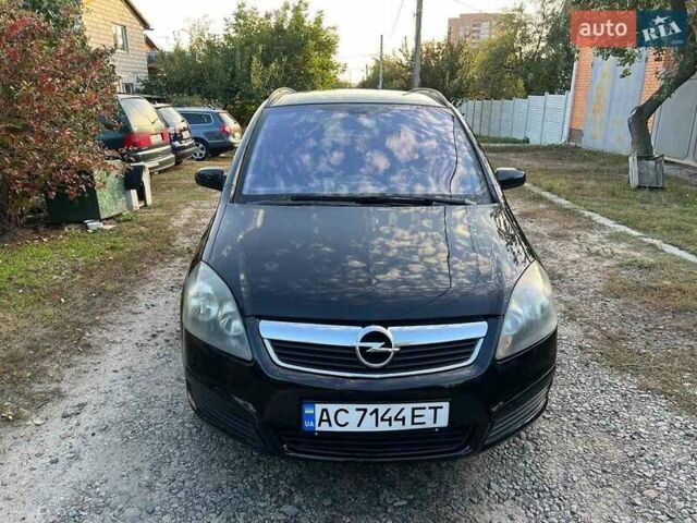 Чорний Опель Зафіра, об'ємом двигуна 1.91 л та пробігом 320 тис. км за 4850 $, фото 10 на Automoto.ua