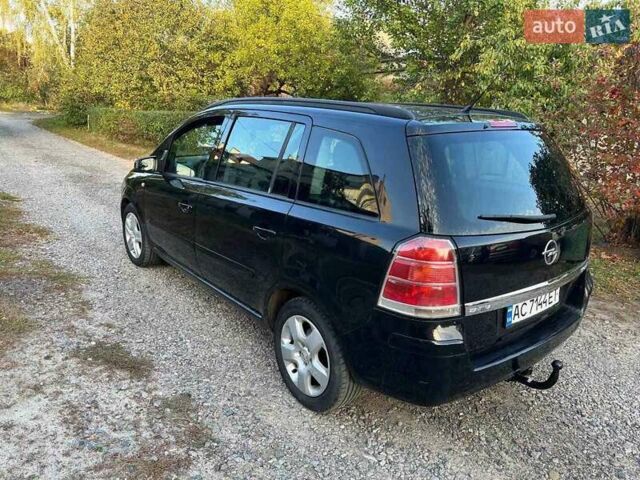 Чорний Опель Зафіра, об'ємом двигуна 1.91 л та пробігом 320 тис. км за 4850 $, фото 11 на Automoto.ua