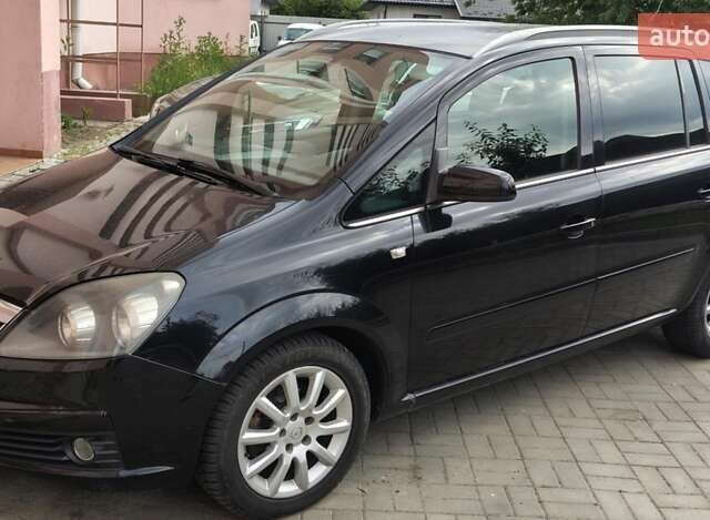 Чорний Опель Зафіра, об'ємом двигуна 1.6 л та пробігом 210 тис. км за 5100 $, фото 2 на Automoto.ua