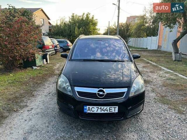 Чорний Опель Зафіра, об'ємом двигуна 1.91 л та пробігом 320 тис. км за 4850 $, фото 1 на Automoto.ua
