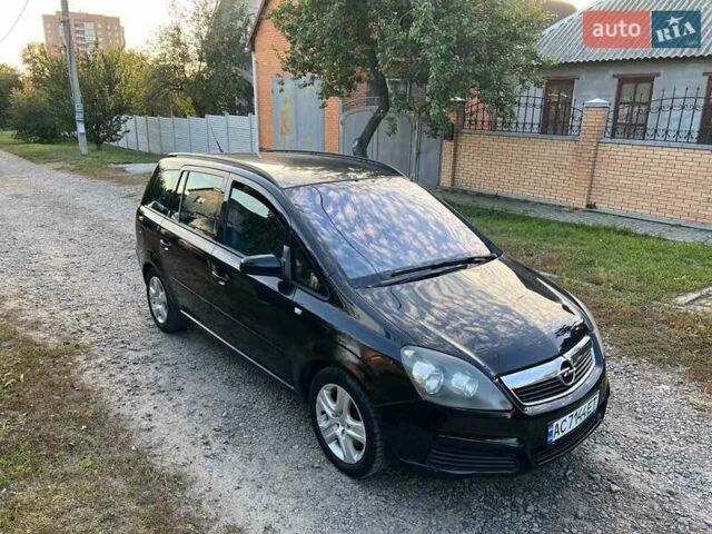Чорний Опель Зафіра, об'ємом двигуна 1.91 л та пробігом 320 тис. км за 4850 $, фото 17 на Automoto.ua