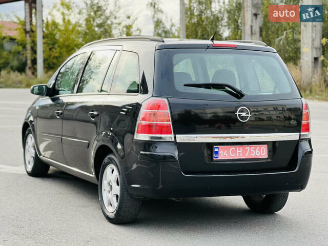 Черный Опель Зафира, объемом двигателя 1.6 л и пробегом 270 тыс. км за 4999 $, фото 17 на Automoto.ua