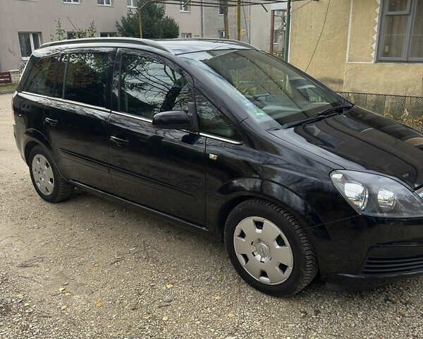 Черный Опель Зафира, объемом двигателя 1.8 л и пробегом 167 тыс. км за 5300 $, фото 5 на Automoto.ua