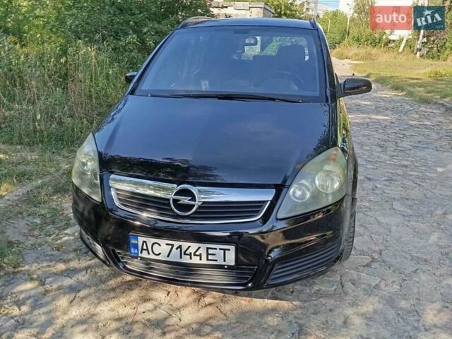 Чорний Опель Зафіра, об'ємом двигуна 1.91 л та пробігом 320 тис. км за 4900 $, фото 13 на Automoto.ua
