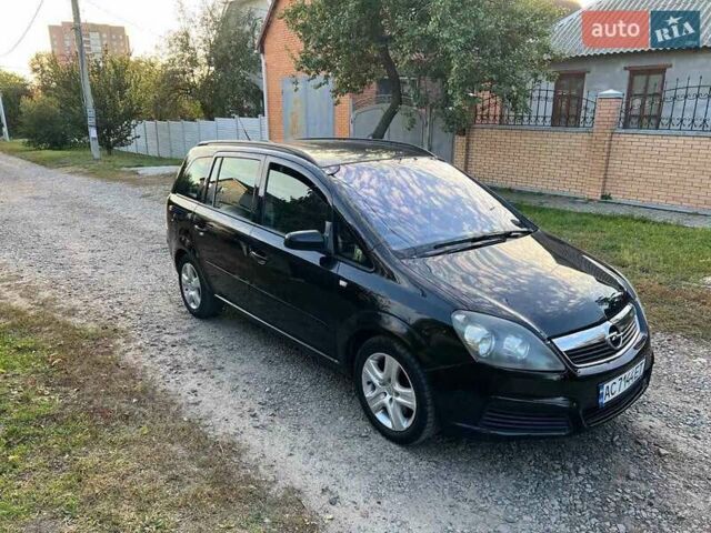 Чорний Опель Зафіра, об'ємом двигуна 1.91 л та пробігом 320 тис. км за 4850 $, фото 6 на Automoto.ua