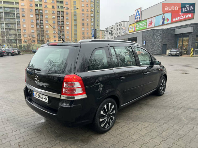 Черный Опель Зафира, объемом двигателя 1.6 л и пробегом 157 тыс. км за 5650 $, фото 5 на Automoto.ua