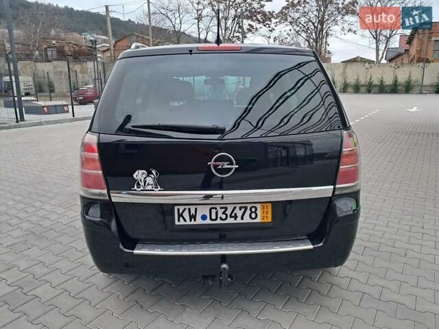 Черный Опель Зафира, объемом двигателя 1.8 л и пробегом 275 тыс. км за 5450 $, фото 10 на Automoto.ua