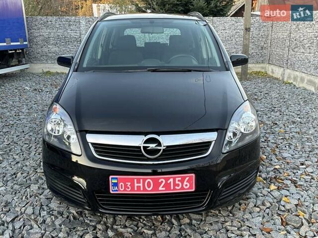 Черный Опель Зафира, объемом двигателя 1.8 л и пробегом 242 тыс. км за 5350 $, фото 6 на Automoto.ua