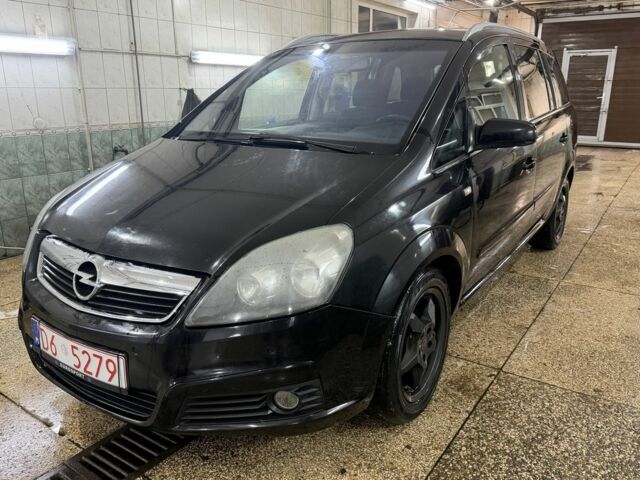 Черный Опель Зафира, объемом двигателя 2 л и пробегом 100 тыс. км за 2950 $, фото 6 на Automoto.ua