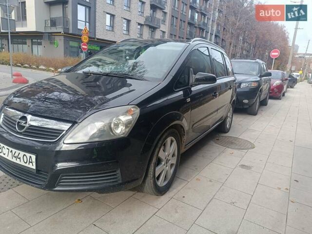 Черный Опель Зафира, объемом двигателя 1.91 л и пробегом 311 тыс. км за 5550 $, фото 11 на Automoto.ua