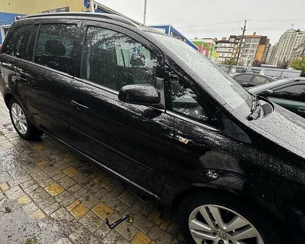 Черный Опель Зафира, объемом двигателя 1.6 л и пробегом 217 тыс. км за 6100 $, фото 3 на Automoto.ua