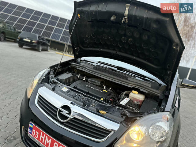 Черный Опель Зафира, объемом двигателя 1.6 л и пробегом 194 тыс. км за 5300 $, фото 143 на Automoto.ua