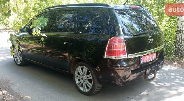 Чорний Опель Зафіра, об'ємом двигуна 1.8 л та пробігом 225 тис. км за 5395 $, фото 16 на Automoto.ua