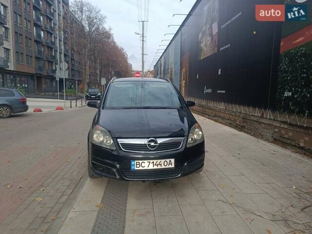 Черный Опель Зафира, объемом двигателя 1.91 л и пробегом 311 тыс. км за 5550 $, фото 13 на Automoto.ua