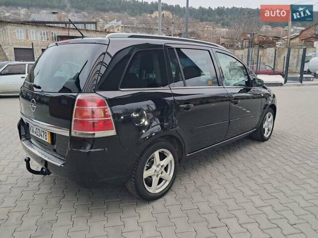 Черный Опель Зафира, объемом двигателя 1.8 л и пробегом 275 тыс. км за 5450 $, фото 24 на Automoto.ua