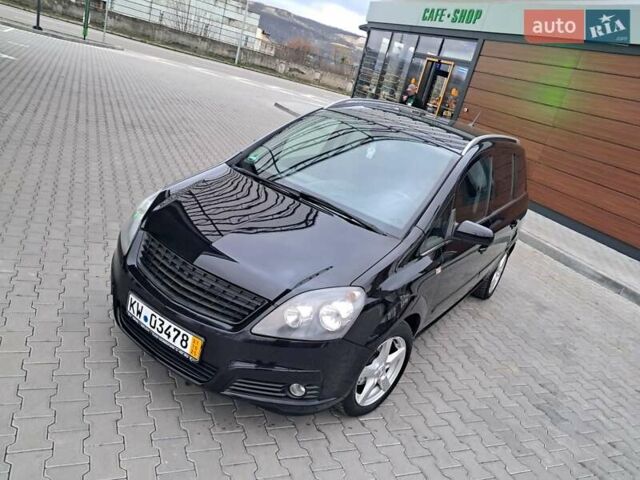 Черный Опель Зафира, объемом двигателя 1.8 л и пробегом 275 тыс. км за 5450 $, фото 4 на Automoto.ua