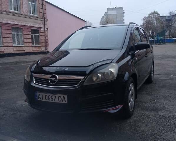 Черный Опель Зафира, объемом двигателя 1.8 л и пробегом 238 тыс. км за 5200 $, фото 8 на Automoto.ua