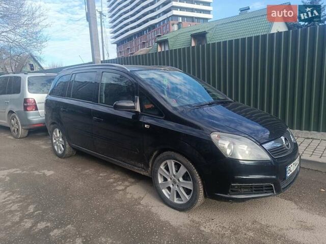 Черный Опель Зафира, объемом двигателя 1.91 л и пробегом 311 тыс. км за 5550 $, фото 1 на Automoto.ua