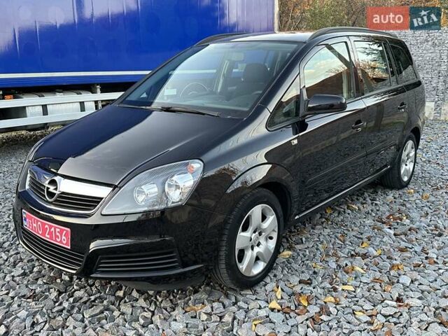 Черный Опель Зафира, объемом двигателя 1.8 л и пробегом 242 тыс. км за 5350 $, фото 5 на Automoto.ua
