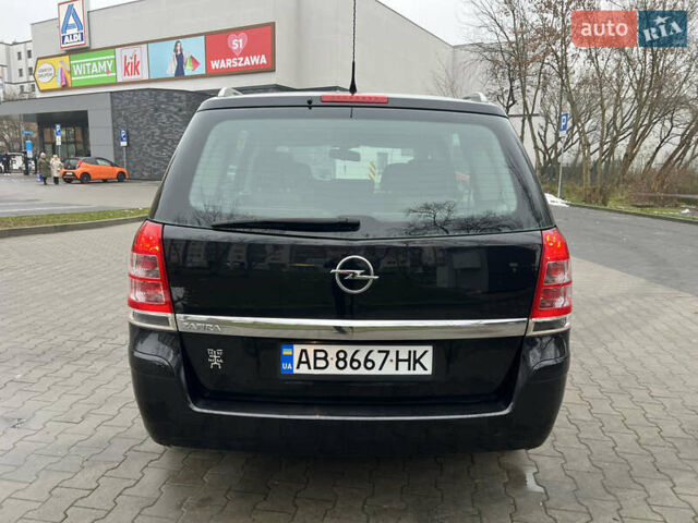 Черный Опель Зафира, объемом двигателя 1.6 л и пробегом 157 тыс. км за 5650 $, фото 7 на Automoto.ua