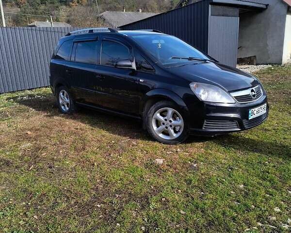 Черный Опель Зафира, объемом двигателя 1.91 л и пробегом 264 тыс. км за 5200 $, фото 9 на Automoto.ua