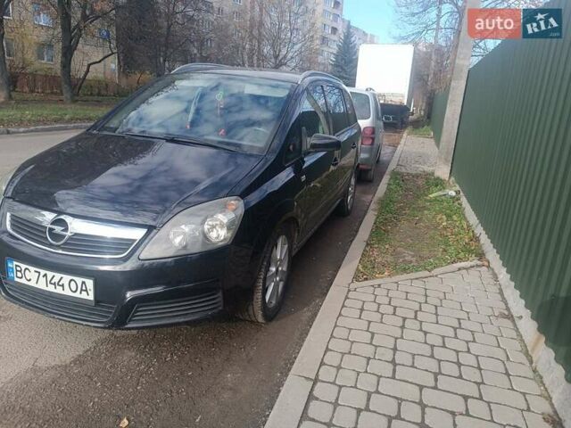 Черный Опель Зафира, объемом двигателя 1.91 л и пробегом 311 тыс. км за 5550 $, фото 3 на Automoto.ua