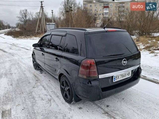 Чорний Опель Зафіра, об'ємом двигуна 1.6 л та пробігом 245 тис. км за 5000 $, фото 15 на Automoto.ua