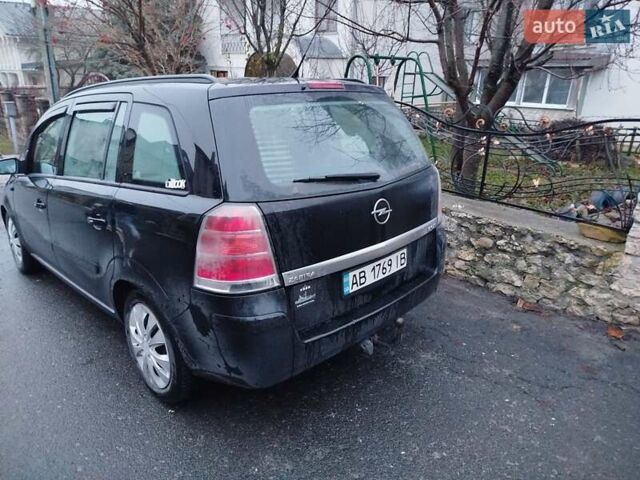 Чорний Опель Зафіра, об'ємом двигуна 1.91 л та пробігом 265 тис. км за 6100 $, фото 3 на Automoto.ua