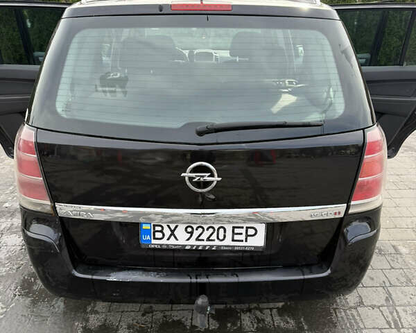 Черный Опель Зафира, объемом двигателя 1.91 л и пробегом 293 тыс. км за 5000 $, фото 5 на Automoto.ua