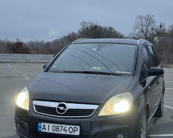 Черный Опель Зафира, объемом двигателя 1.91 л и пробегом 344 тыс. км за 5300 $, фото 8 на Automoto.ua