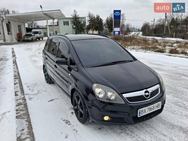 Чорний Опель Зафіра, об'ємом двигуна 1.6 л та пробігом 245 тис. км за 5000 $, фото 3 на Automoto.ua