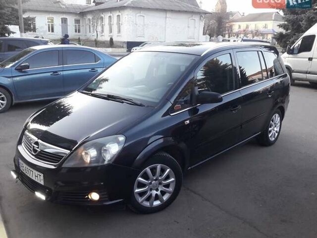 Чорний Опель Зафіра, об'ємом двигуна 1.6 л та пробігом 293 тис. км за 5800 $, фото 27 на Automoto.ua